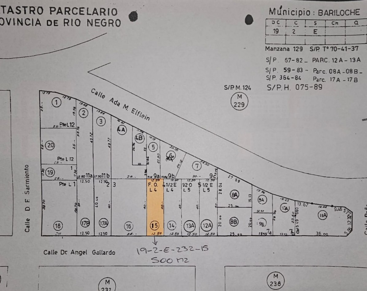 Lote centrico apto edificio