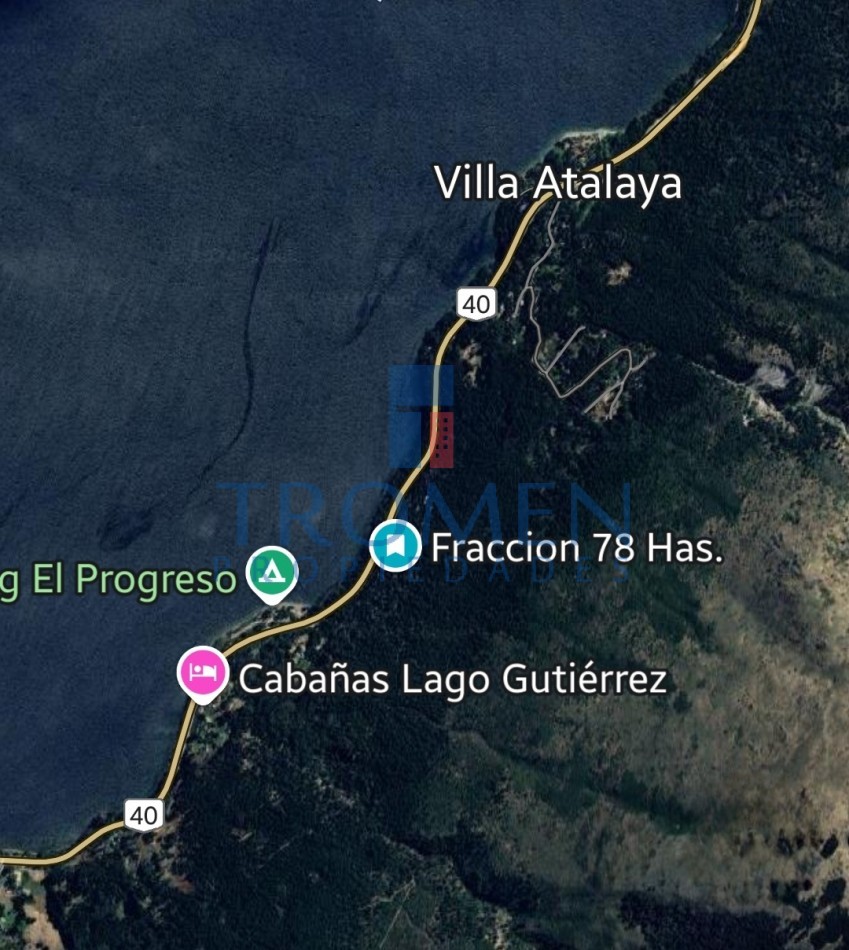 Fraccion en Lago Gutierrez. 78 Has.